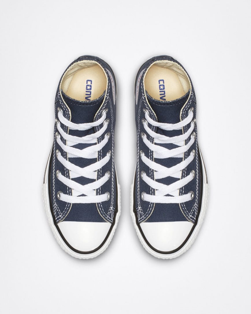 Zapatillas Altas Converse Chuck Taylor All Star Classic Niña Azul Marino | PE L84P25